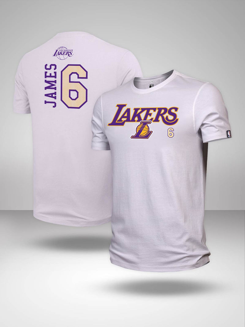 NBA: LeBron James Classic T-Shirt L / White