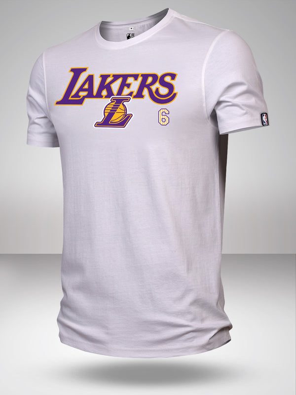Lakers Printed Men Round Neck Pink T-Shirt - Buy Lakers Printed Men Round  Neck Pink T-Shirt Online at Best Prices in India