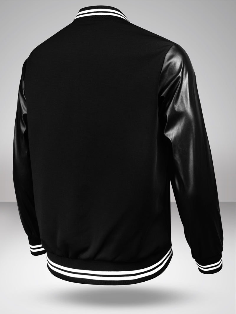 PBKS: Varsity Jacket - Black