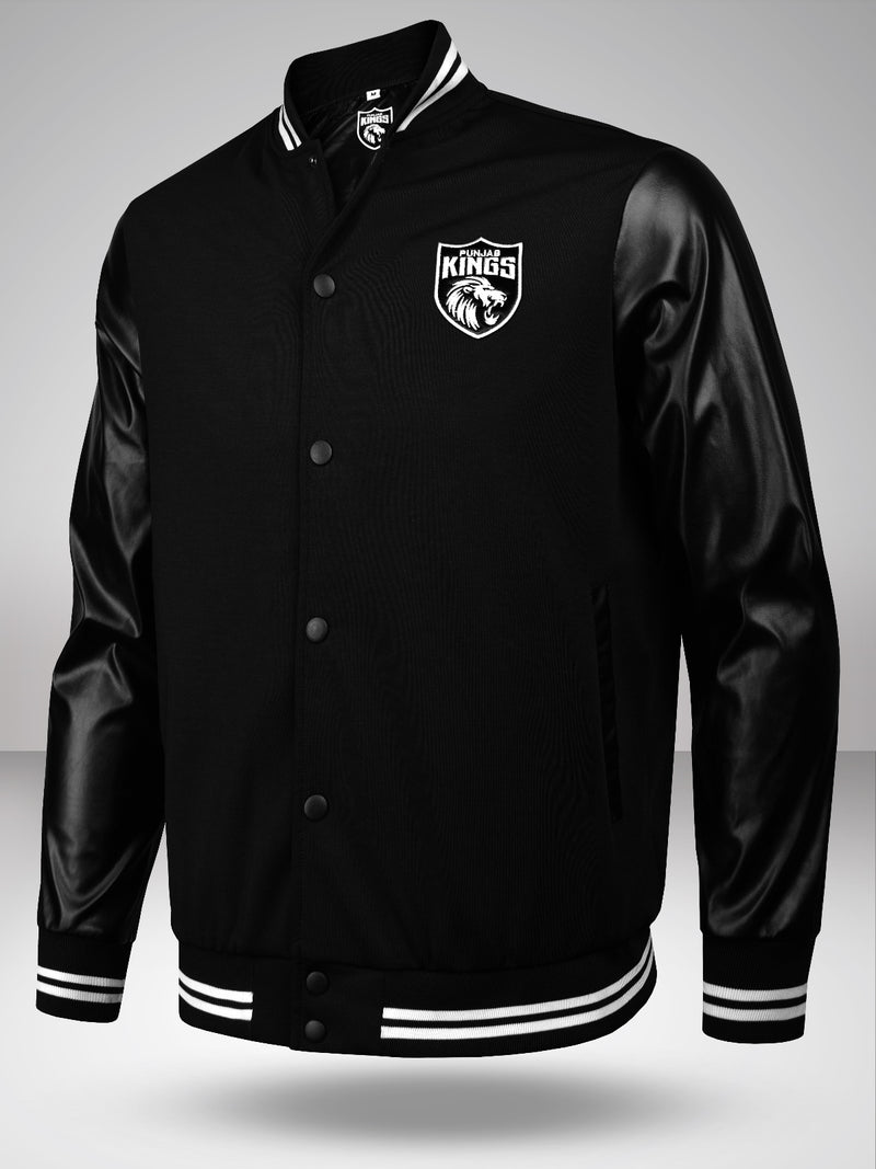 PBKS: Varsity Jacket - Black L / Black