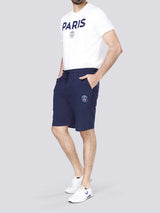 Paris Saint-Germain: Classic Logo Shorts - Navy