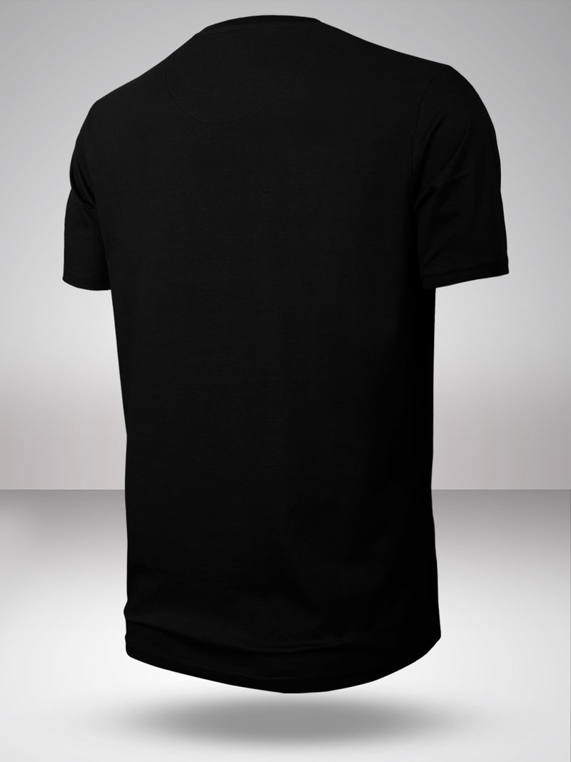 STA: Round Neck T-Shirt- Black