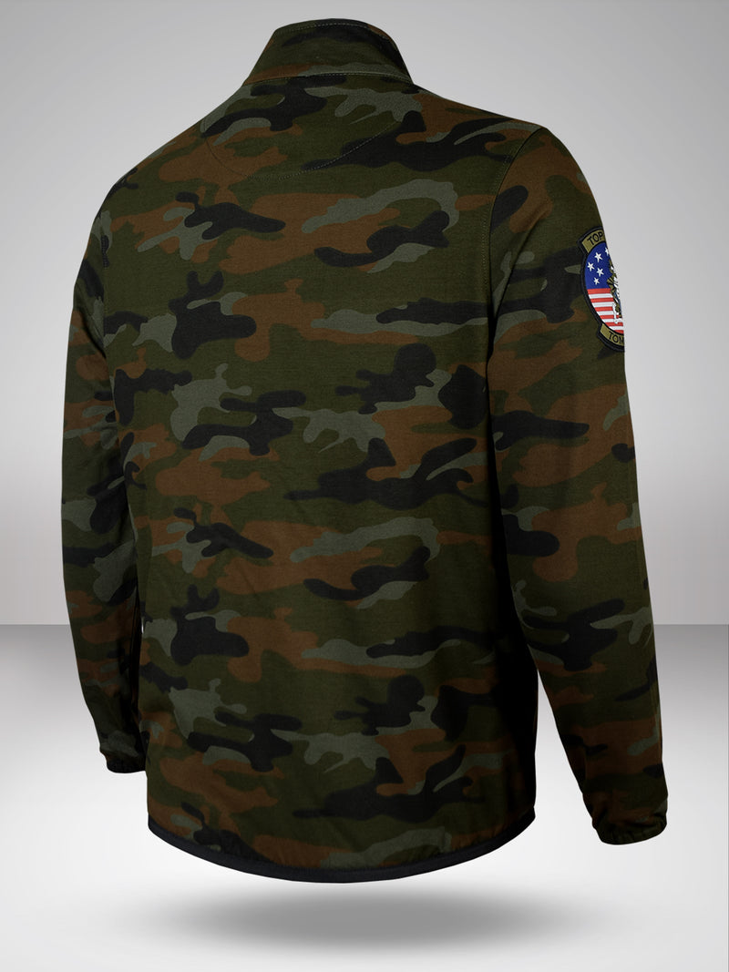 Top Gun: Camo High Neck Jacket