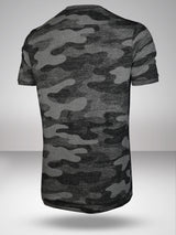 Top Gun: Round Neck Anthra Camo