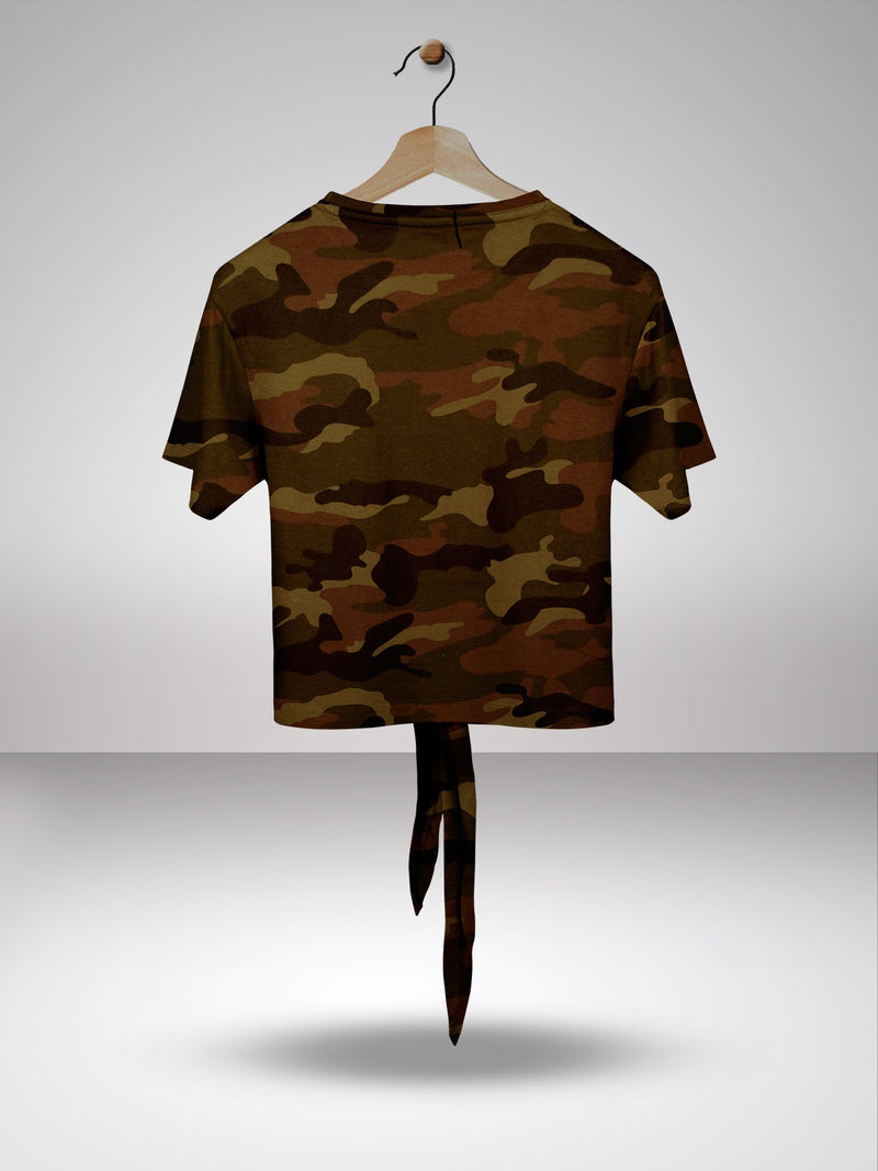 Top Gun: Queen Of The Sky Camo T-Shirt - Olive Green