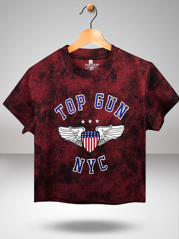 Top Gun: Varsity T-Shirt - Burgundy