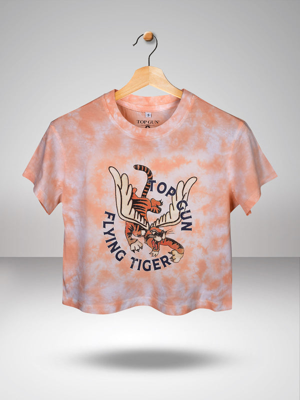 Top Gun: Retro Flying Tigers T-Shirt - Coral