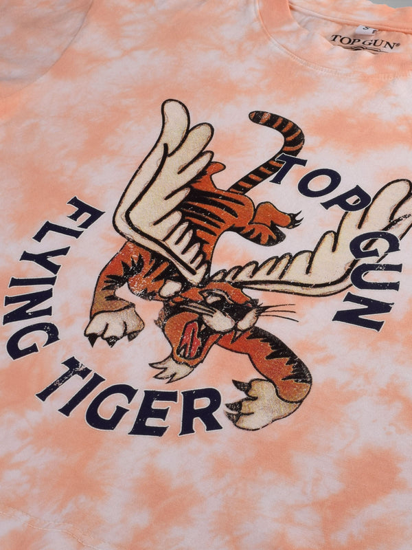 Top Gun: Retro Flying Tigers T-Shirt - Coral