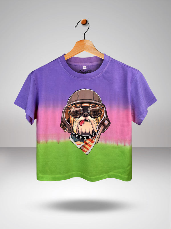 Top Gun: American Bull Dog T-Shirt - Purple