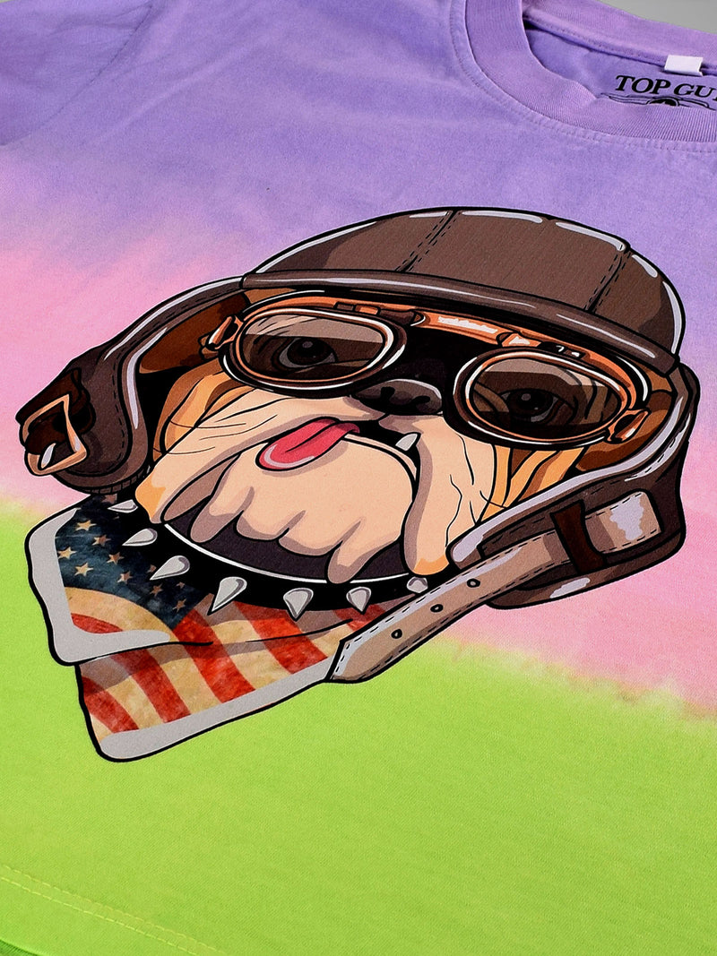 Top Gun: American Bull Dog T-Shirt - Purple