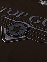Top Gun: Gun Metal T-Shirt - Brown