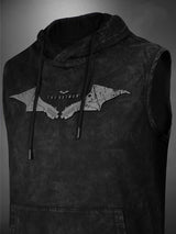 The Batman: Vengeance Sleeveless Hoodie - Black