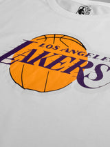 Los Angeles Lakers: Classic Crest Tie-up Top - White